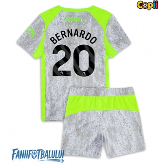 Manchester City Bernardo Silva #20 Echipament de Fotbal Replică 2025-26 Copii Treilea (+ Șorturi)